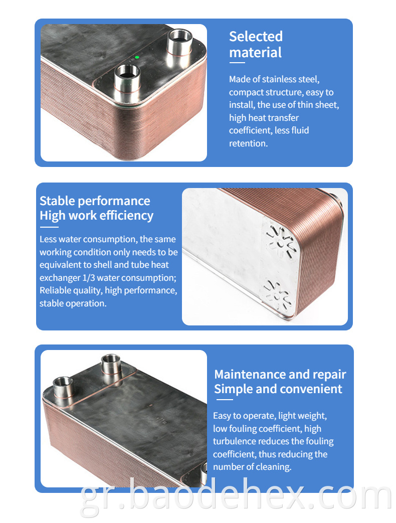 plate exchanger detail